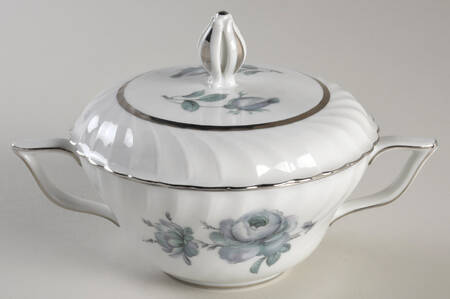 Moonglow Blue Sugar Bowl & Lid