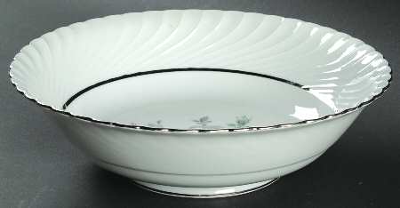 Moonglow Blue 9" Round Vegetable Bowl