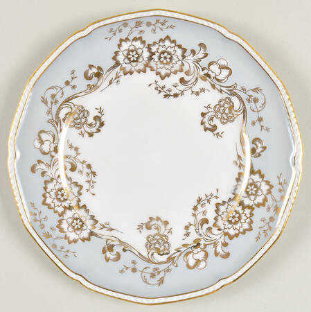 Old Brocade Gray Salad Plate