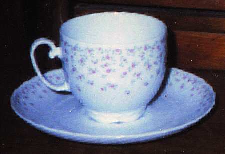 Ophelia Flat Cup & Saucer Set