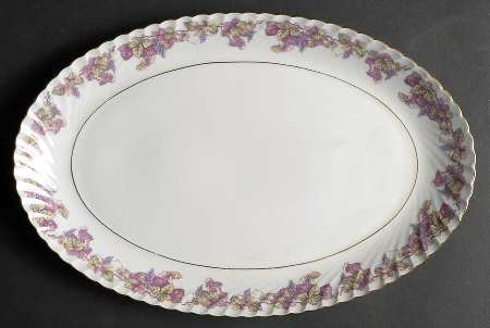 Pink Champagne 13" Oval Serving Platter