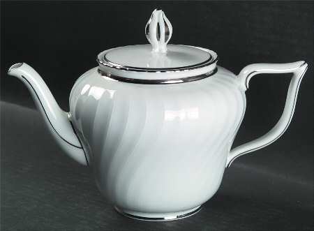 Platina Teapot & Lid