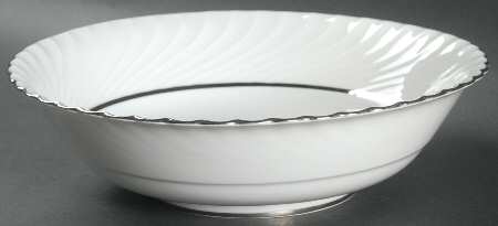 Platina 9" Round Vegetable Bowl
