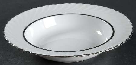 Platina Rim Soup Bowl
