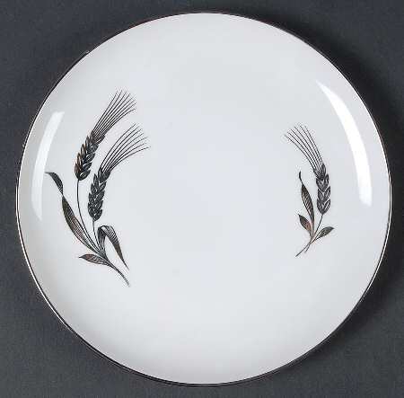 Platinum Wheat Bread & Butter Plate