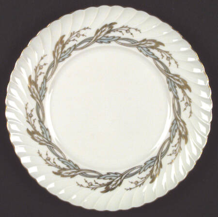 Princess Blue Green (Gold Trim) Salad Plate