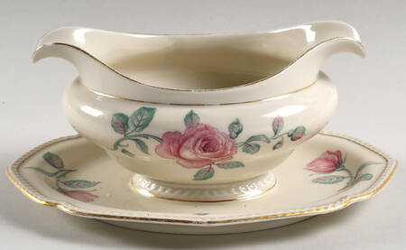 Puritan Gravy Boat with Attached Underplate