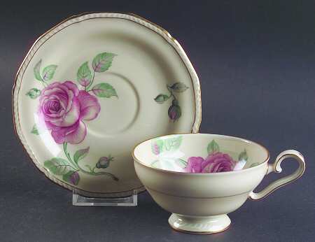 Puritan Footed Cup & Saucer Set