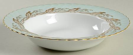 Regal Green Rim Soup Bowl