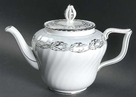 Regal Pearl Grey Teapot & Lid