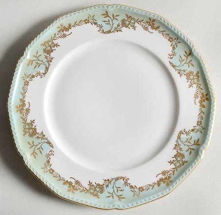 Regency Blue Green Salad Plate
