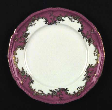 Regency Maroon Bread & Butter Plate