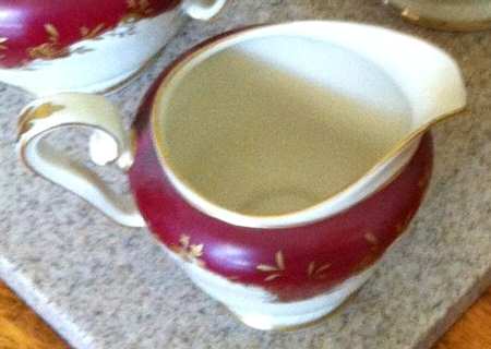Regency Maroon Creamer