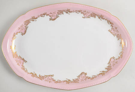 Regency Pink 13" Oval Serving Platter