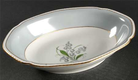 Romance 9" Oval Vegetable Bowl