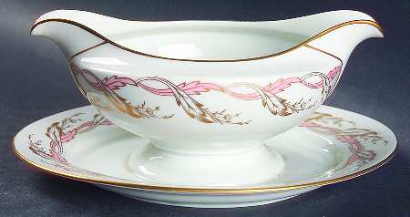 ROT13 Gravy Boat with Attached Underplate