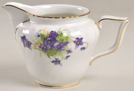 Viola (Gold Trim) Creamer by Royal Tettau