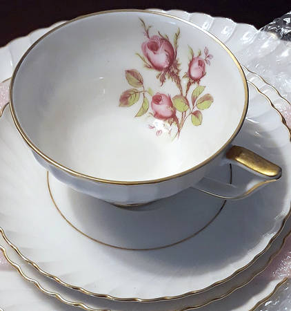 ROT32 Footed Cup & Saucer Set by Royal Tettau
