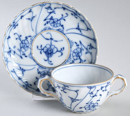 ROT34 Flat Bouillon Cup & Saucer by Royal Tettau