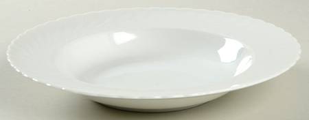 Simplicity White Rim Soup Bowl