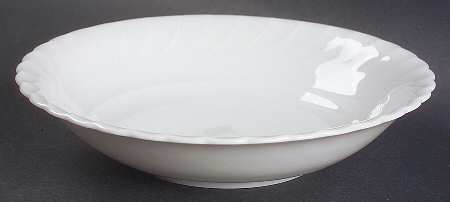 Simplicity White Fruit/Dessert (Sauce) Bowl