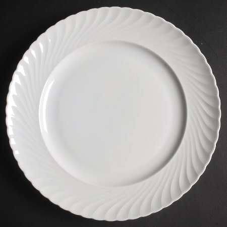 Simplicity White Dinner Plate