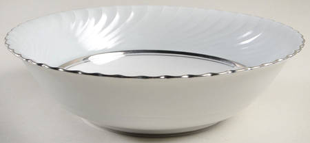 South Wind Pearl Grey 9" Round Vegetable Bowl