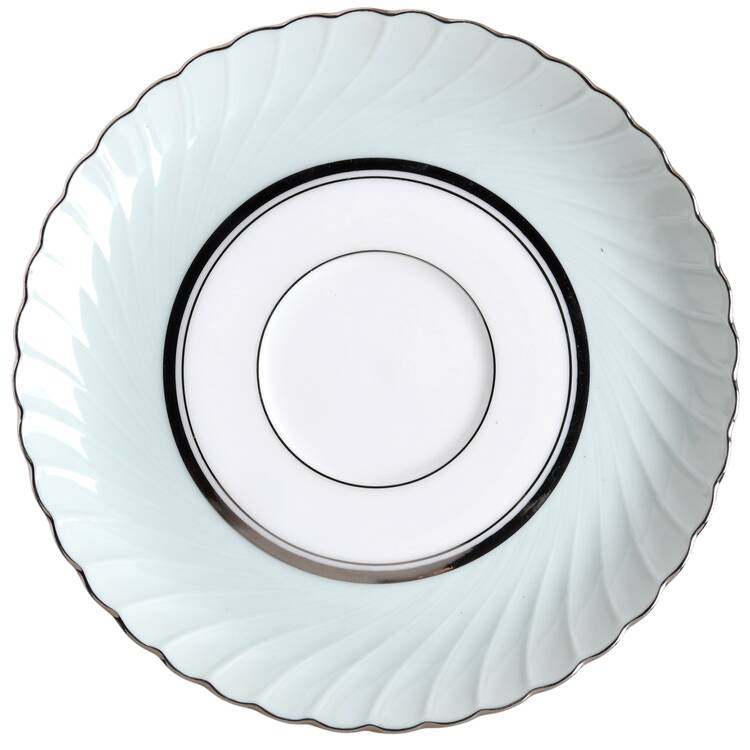South Wind Grey Green Saucer for Footed Cup
