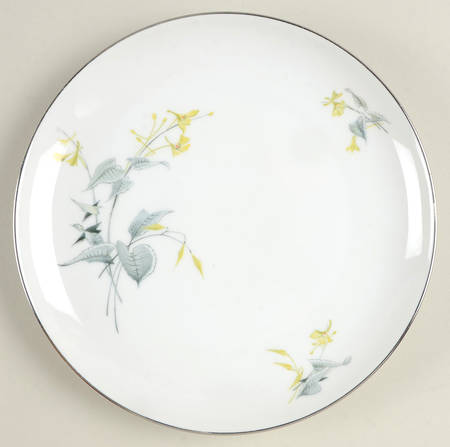 Spring Bouquet (Platinum) Salad Plate