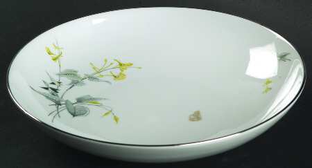 Spring Bouquet (Platinum) Coupe Soup Bowl