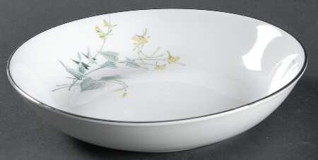Spring Bouquet (Platinum) Coupe Soup Bowl