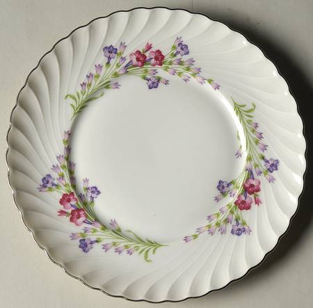 Spring Wreath Bread & Butter Plate