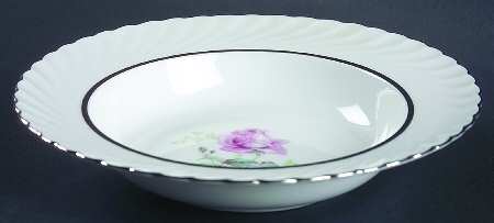 Sterling Rose Rim Soup Bowl