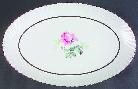 Sterling Rose 13" Oval Serving Platter