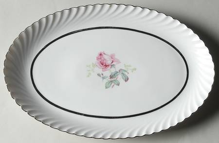Sterling Rose 11" Oval Serving Platter