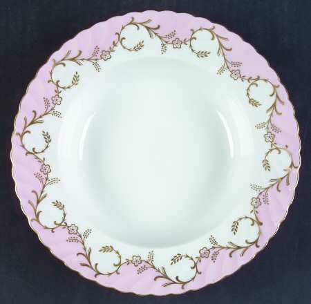 Sutherland Pink Rim Soup Bowl