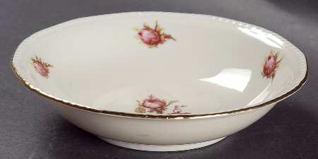 Trellis Rose Fruit/Dessert (Sauce) Bowl