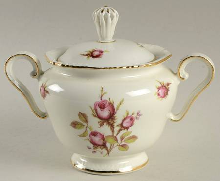 Trellis Rose Sugar Bowl & Lid