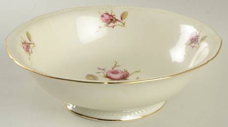 Trellis Rose 9" Round Vegetable Bowl