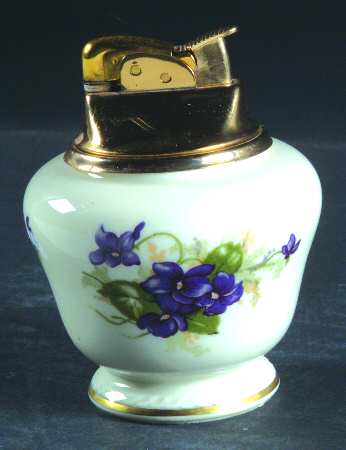 Violet (Gold Trim) Cigarette Lighter