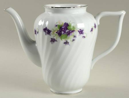 Viola (Platinum Trim) Coffee Pot No Lid