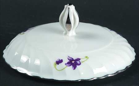 Viola (Platinum Trim) Lid for Sugar Bowl