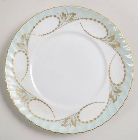 Yvonne Blue Green Bread & Butter Plate