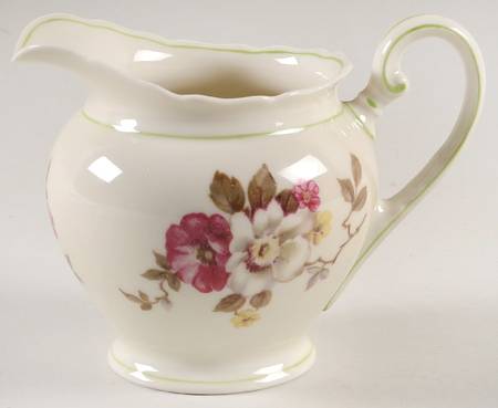 Apple Blossom (Green Trim) Creamer