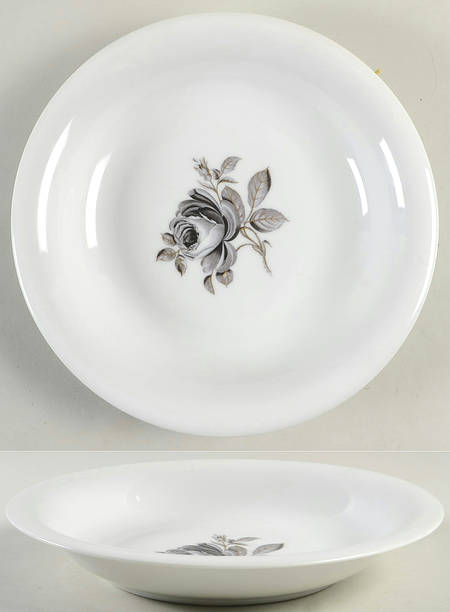 Black Rose Coupe Soup Bowl