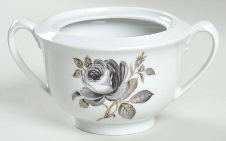 Black Rose Sugar Bowl No Lid