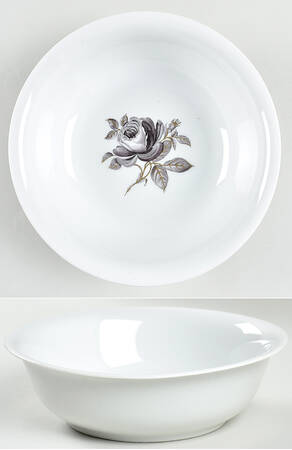 Black Rose 8" Round Vegetable Bowl by Royal York (Germany)