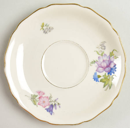 Bridal Bouquet Saucer for Footed Cup