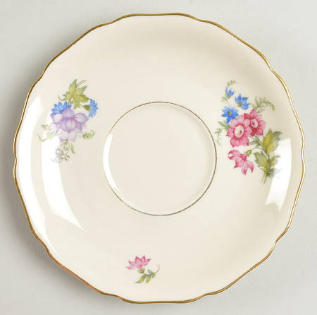 Bridal Bouquet Saucer for Footed Cup