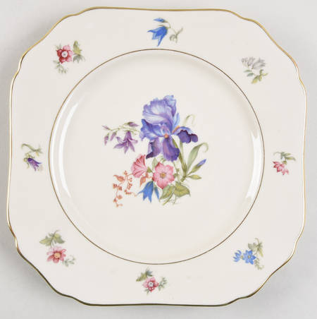 Bridal Bouquet Square Salad Plate